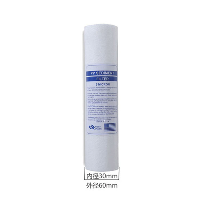 Cartuccia di purificatore di acqua di cotone in PP