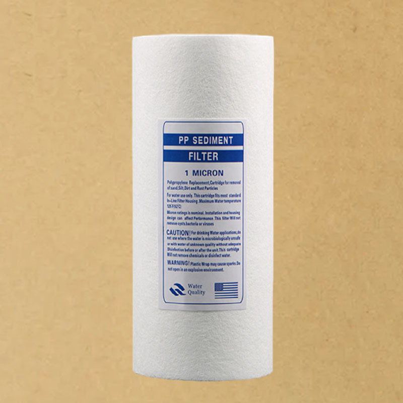 Purificatore d'acqua Cartuccia di filtro in polipropilene a fusione soffiata in PP