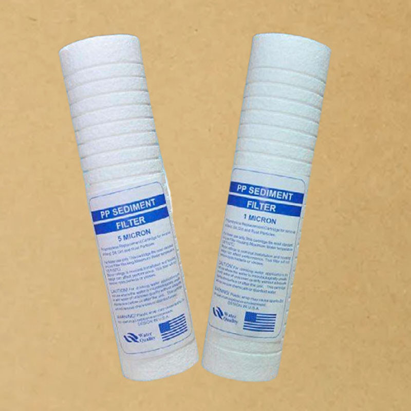 Purificatore d'acqua Cartuccia di filtro in polipropilene a fusione soffiata in PP