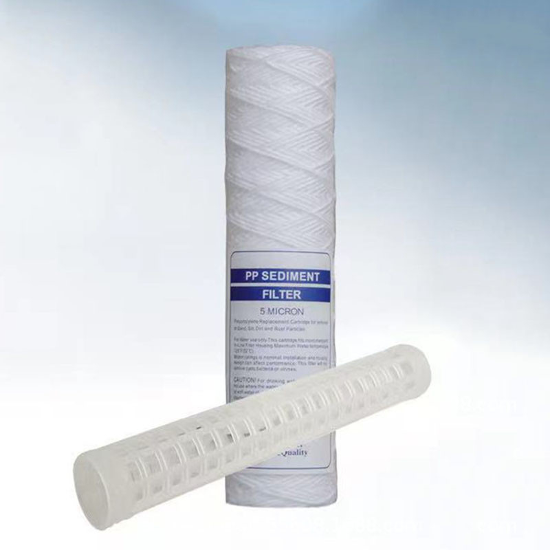 Filtro di cotone PP Filtro di precisione di sicurezza con telaio Filtro di avvolgimento di cotone PP
