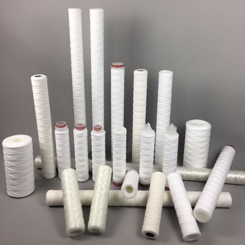 Imballaggio filtro dell'acqua in polipropilene avvolto individualmente per il sistema di trattamento delle acque reflue