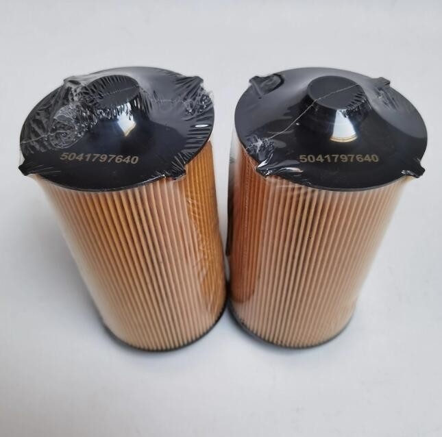 Filtro dall'olio lubrificante 504272431 per il materiale della fibra di vetro di SAIC Iveco