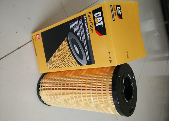 materiale del centro della carta di InPolvereriale Filtro del carburante 1R-0756 1R0756 dell'escavatore 320C
