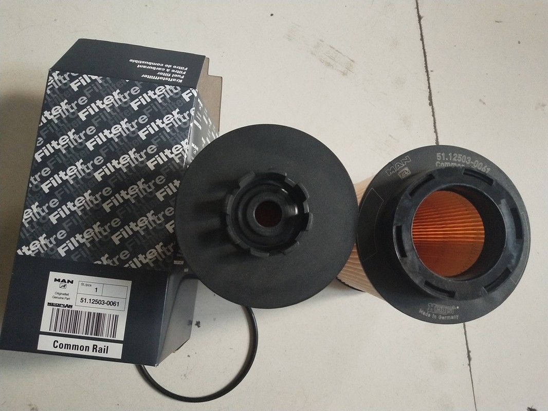 filtro del carburante diesel 12503-0061 dal camion 1kg con la dimensione di 15×15×28cm