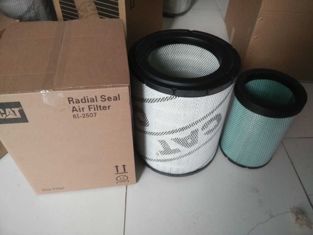 CAT Carter Excavator Aria Filter 6I - ODM dell'OEM del materiale della fibra sintetica 2507