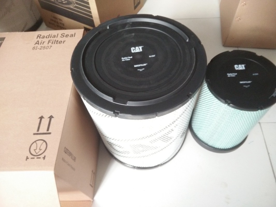 CAT Carter Excavator Aria Filter 6I - ODM dell'OEM del materiale della fibra sintetica 2507