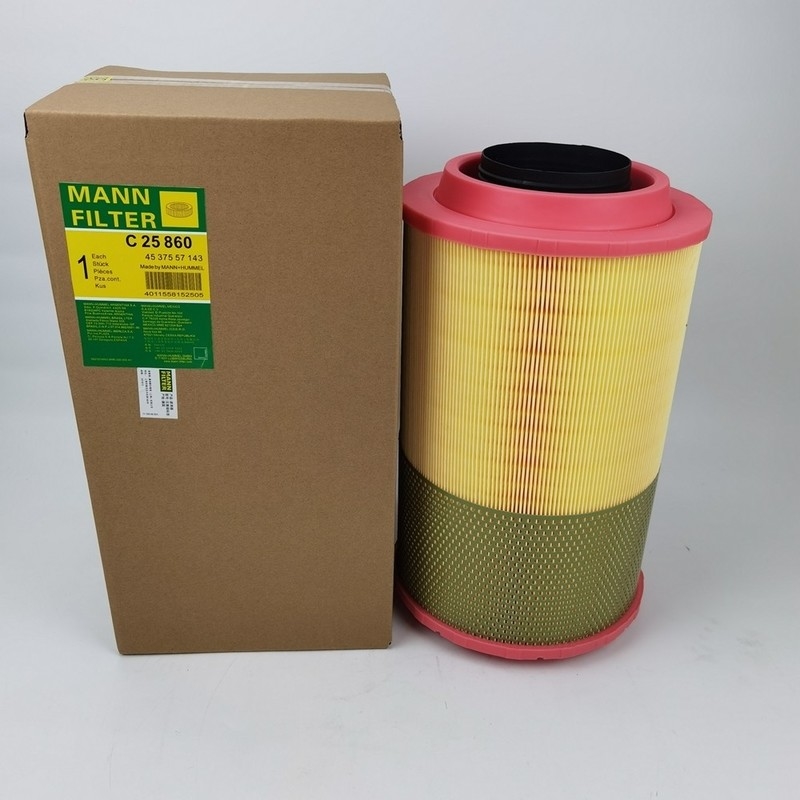 Filtro dell'aria C258602 1631043500 del compressore a vite di MANN per le inPolvererie estrattive