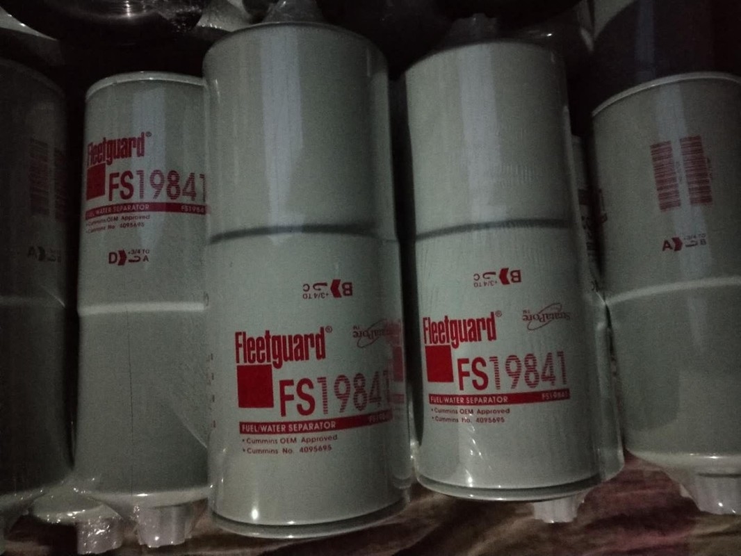 Filtro del carburante da FS19841 Fleetguard per il ODM dell'OEM del separatore di acqua dell'olio