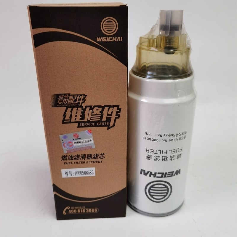 Filtro del carburante 1000424916 1000588583 da Weichai del separatore di acqua dell'olio